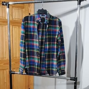American Heritage Dawson And Brooks Colorful Plaid Button-Up Shirt